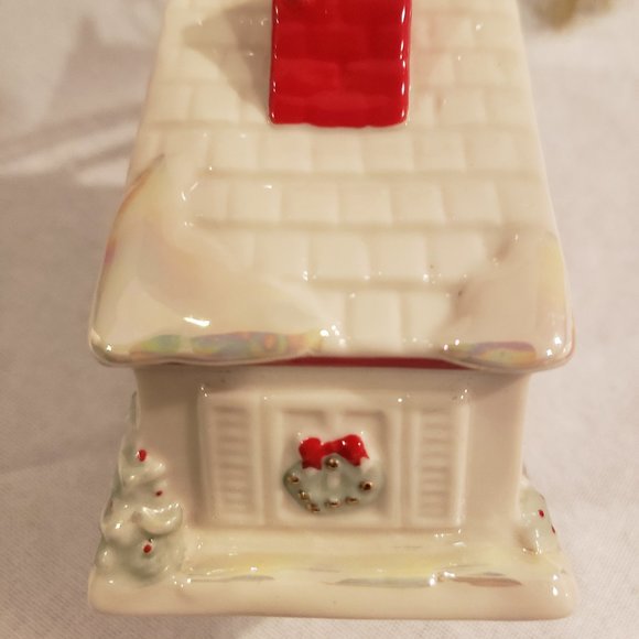CHRISTMAS ORNAMENT by LENOX - "BLESS OUR HOME BIRDHOUSE" - AMERICAN BY DESIGN - Picture 7 of 16